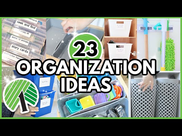 ✨ALL NEW IDEAS ✨ Organizing My Entire House From the Dollar Tree class=