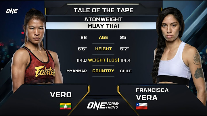 Vero vs. Francisca Vera | EPIC Muay Thai Battle | Full Fight