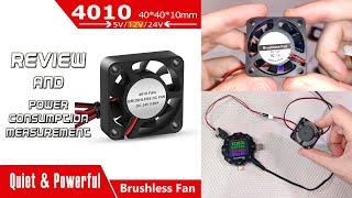 Silent 4010 Cooling Fan 40mm | Review and Power Consumption