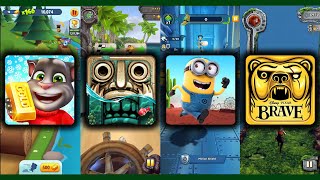 Talking Tom Gold Run Vs Temple Run 2 Pirate Cove Vs Minion Rush  Vs Temple Run Brave screenshot 5
