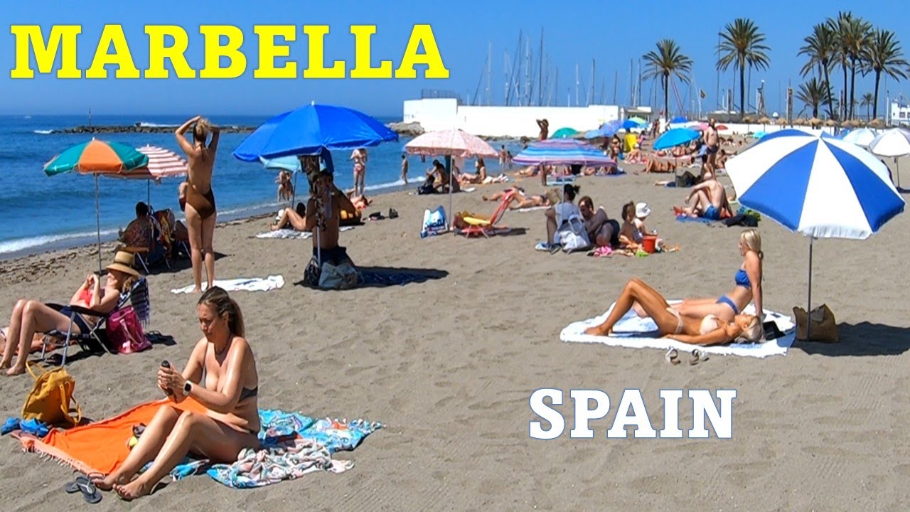 Marbella Walk Beach June 2021 Spain Spanien Spania Espagne