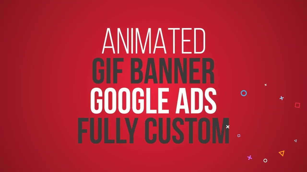 Animated Banner Design Presentation | Google adwords GIF banner