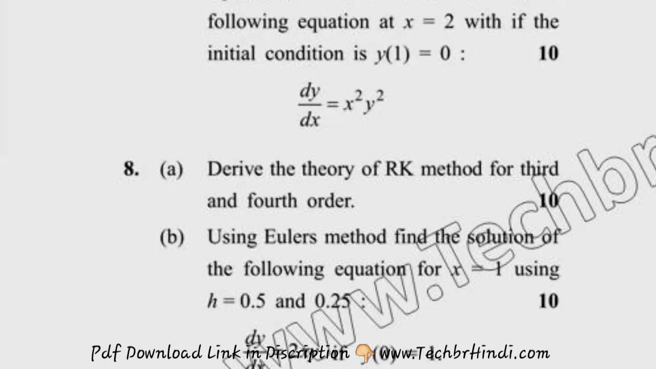 May 2017 Dcrust MSC Physics 1st Sem Computational Physics Question Paper