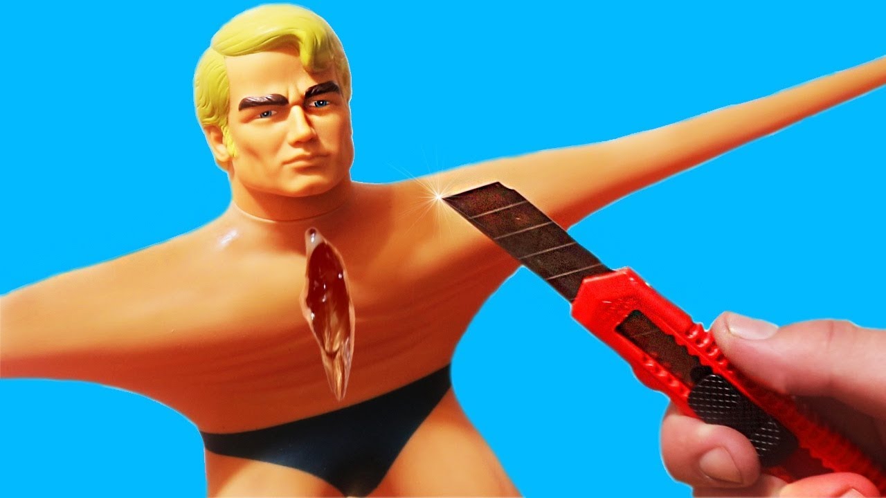 What S Inside Stretch Armstrong Youtube