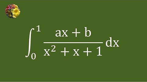 Solving definite integral using algebraic manipulation