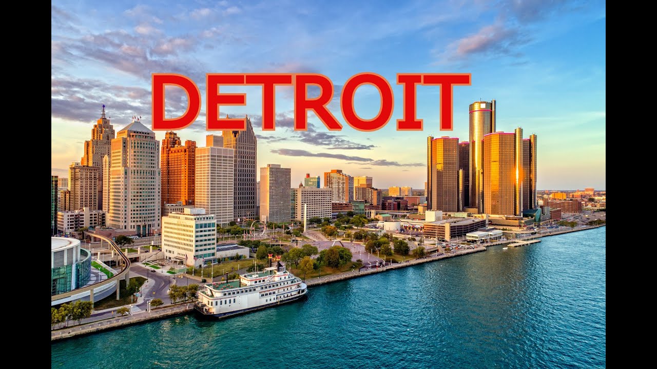 map of Detroit Michigan