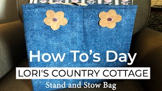Make Your Own Customized Stand n Stow Bag with This Easy Tutorial