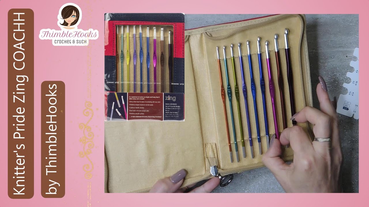 KNITTER'S PRIDE ZING Crochet Hooks Honest Review/ COACHH Gift