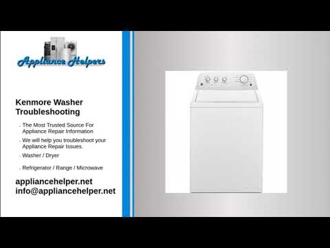 Kenmore Washer Troubleshooting - YouTube