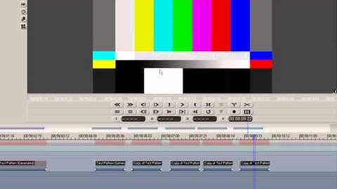 Avid DS Color Bars and Head Format