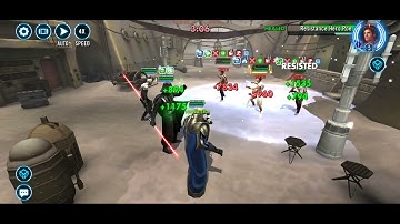 Vader scion wat vs Rey + bros 3v3 Gac for 56
