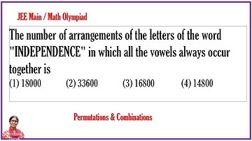 How to Find the Number of Arrangements for 