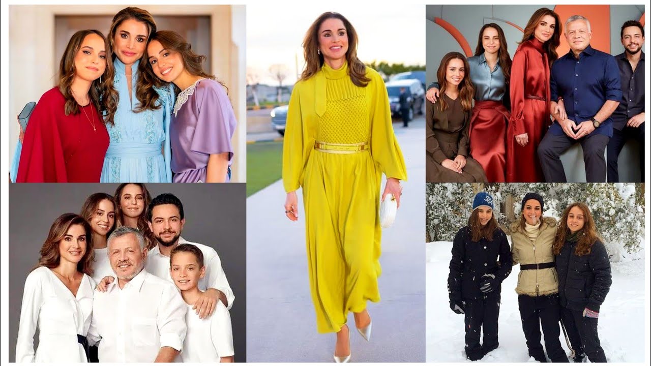Life With Rania 💛💛💛Queen Rania's Married life Memorable moments captured In Photos ...