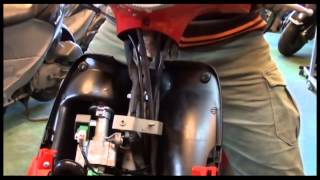 アドレスV50【CA44A】の新品フォークステムを組み付けてみた