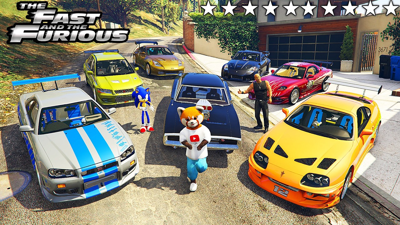 Я УГНАЛ ТАЧКИ ИЗ ФОРСАЖА С СОНИКОМ И ДОМИНИКОМ ТОРЕТТО ИЗ РЕАЛЬНОЙ ЖИЗНИ В ГТА 5