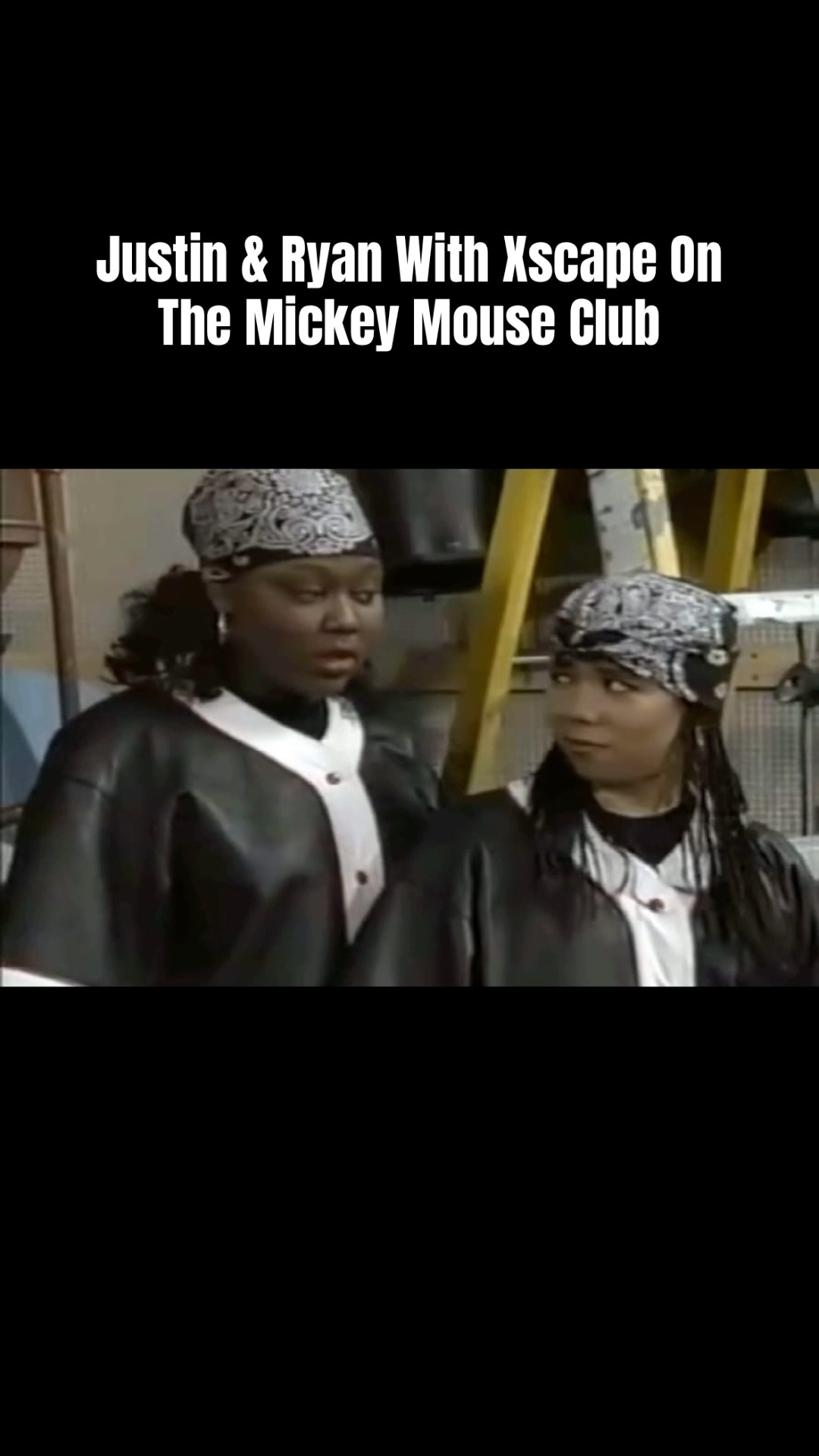 Justin Timberlake & Ryan Gosling with Xscape on the Mickey Mouse