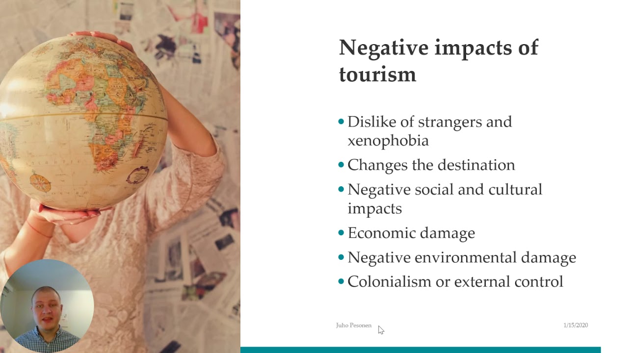 negative impact of tourism brainly