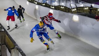 Соревнования на кубок парка Патриот. Ice Cross DownHill