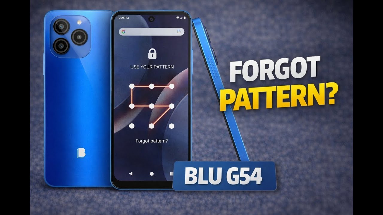 How to Hard Reset BLU G54 – Remove Pattern or PIN Lock