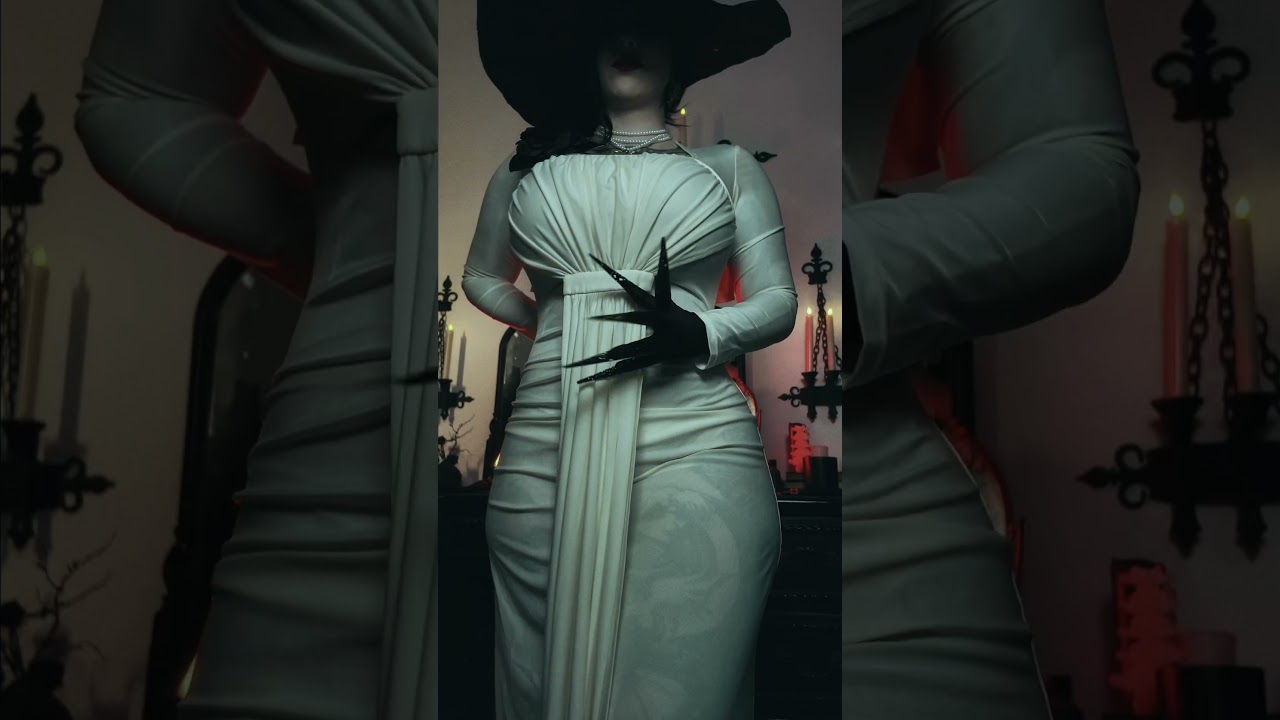 Well..I am 9’6” #ladydimitrescu #cosplay #residentevilvillage