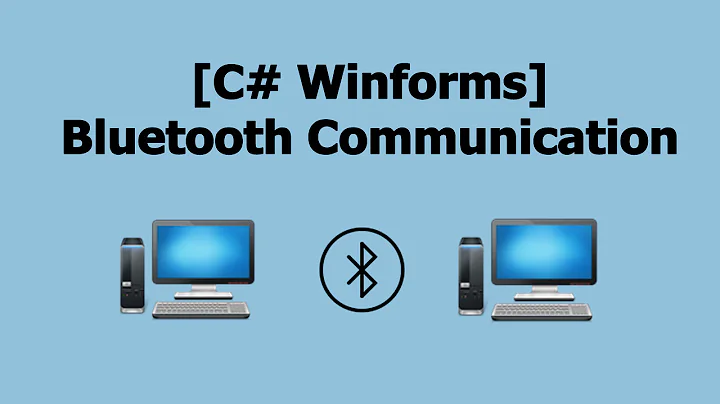 [C# Winforms] Bluetooth Communication between PCs