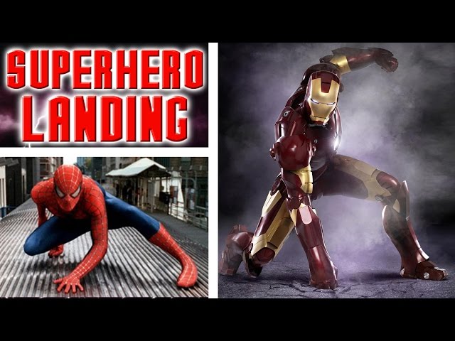 OpenPose] Superhero landing - AIEasyPic