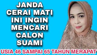 JANDA CERAI MATI INI INGIN MENCARI SUAMI YANG PENYABAR