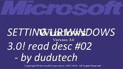 How to Install Windows 3.0! (No Commentary, read desc)