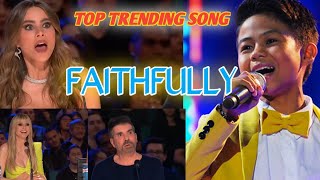 Faithfully | Vanjoss Bayaban | Journey | Top Trending Song | America's Got Talent