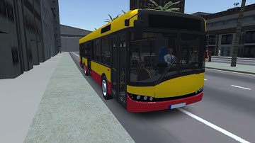 Solaris Urbino 12 with new skin Mpk_Lódź - Proton Bus Simulator Urbano!Mobile Gameplay
