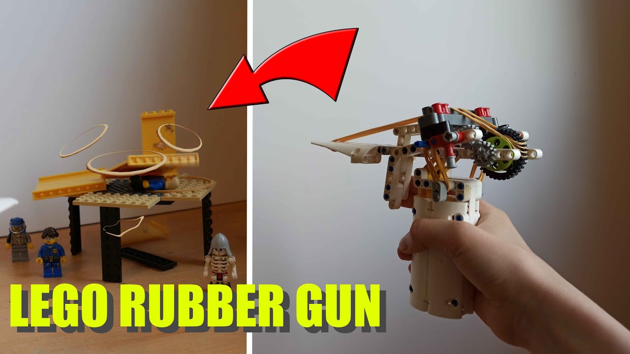 LEGO Rubber Band Gun (FULL INSTRUCTION) YouTube