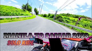 MANILA TO SAMAR 2023 | Solo Ride | (Manila To Zigzag Road) | Chris M Vlog