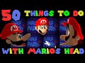 50 Things to do With Mario's Head in Super Mario 64 - Thane Gaming