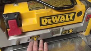 Dewalt planner DW734 12 1/2 inch. thickness planer. review of the delta planer. thanks for watching shanesmaineshop. Here is a 