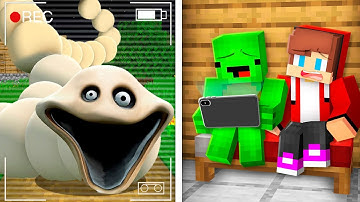 How Mikey and JJ get Hungry Worm on Hidden Cameras in Minecraft ?! - Maizen