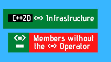 C++ 20 three way comparison operator -Ep06 : Dealing with members without the spaceship operator