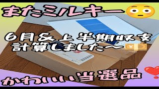 【懸賞当選】まさかペコちゃんが続けて届くとは!!6月&上半期収支計算しました。【懸賞情報】不二家 Peko smile Journey