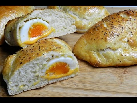cheese-boiled-egg-buns-easy-no-knead-savory-bread-recipe