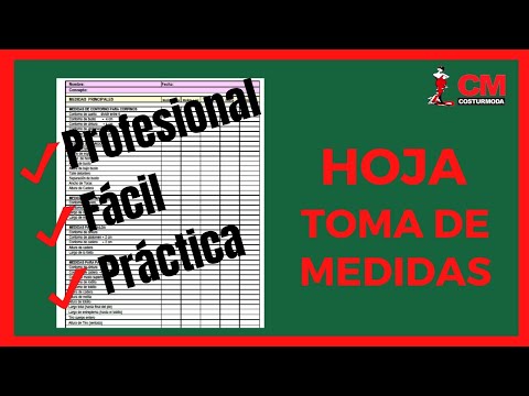 👉 Cómo INTERPRETAR la HOJA de toma de MEDIDAS 📐