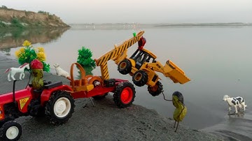 diy mini tractor stuck in mud part 1 || science project || @vka2z @sahilips