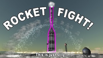 ROCKET FIGHT!!! - Saturn V vs. Mad Behemoth (KSP Reddit Challenge)