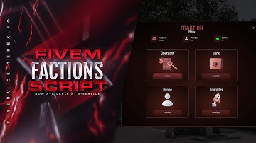 [FiveM/ESX] Factions Script - Advanced factions system | S - Factions