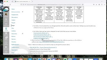Adding Outcomes to Your Canvas Course