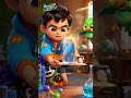 Invisible Air ka Magic Glass | Air Pressure Science Experiment for Kids | @ilmigotoons