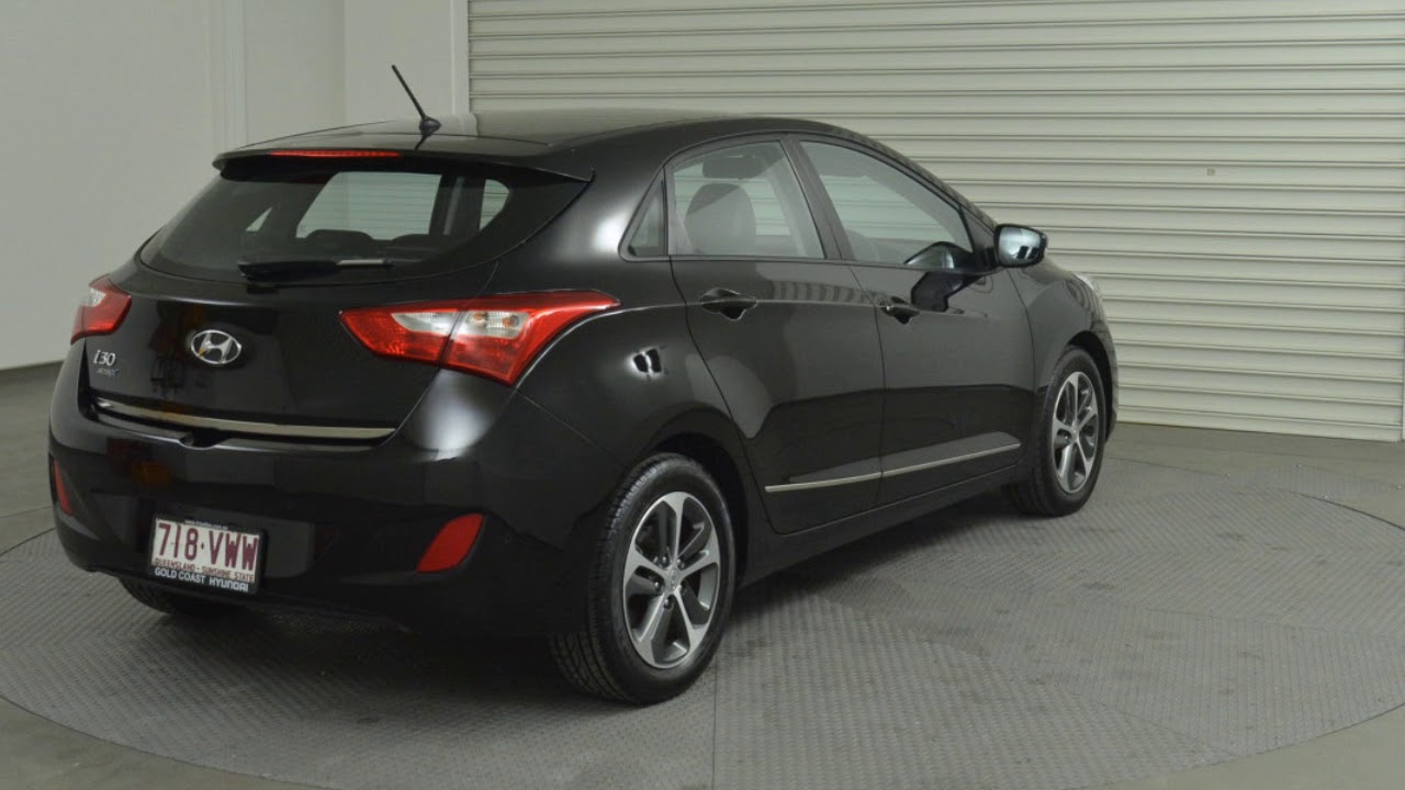 2015 Hyundai i30 GD3 Series II MY16 Active X Black 6 Speed