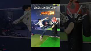 Boyka Double Kick 🔥 💥 #tutorial #mma #taekwondo#kick#karate #trick#speed#power #shorts