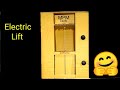 How to Make Lift Using Cardboard/Electric Lift Making At Home/Cardboard Electric Lift Home Made