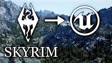 SKYRIM just got ported to UE5.