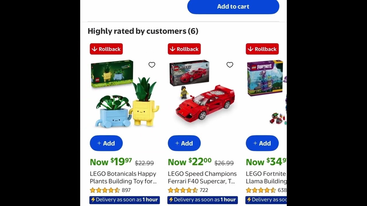 Lego Walmart deals!!!!