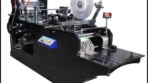 180C Pocket type Envelope making machine with peel and seal